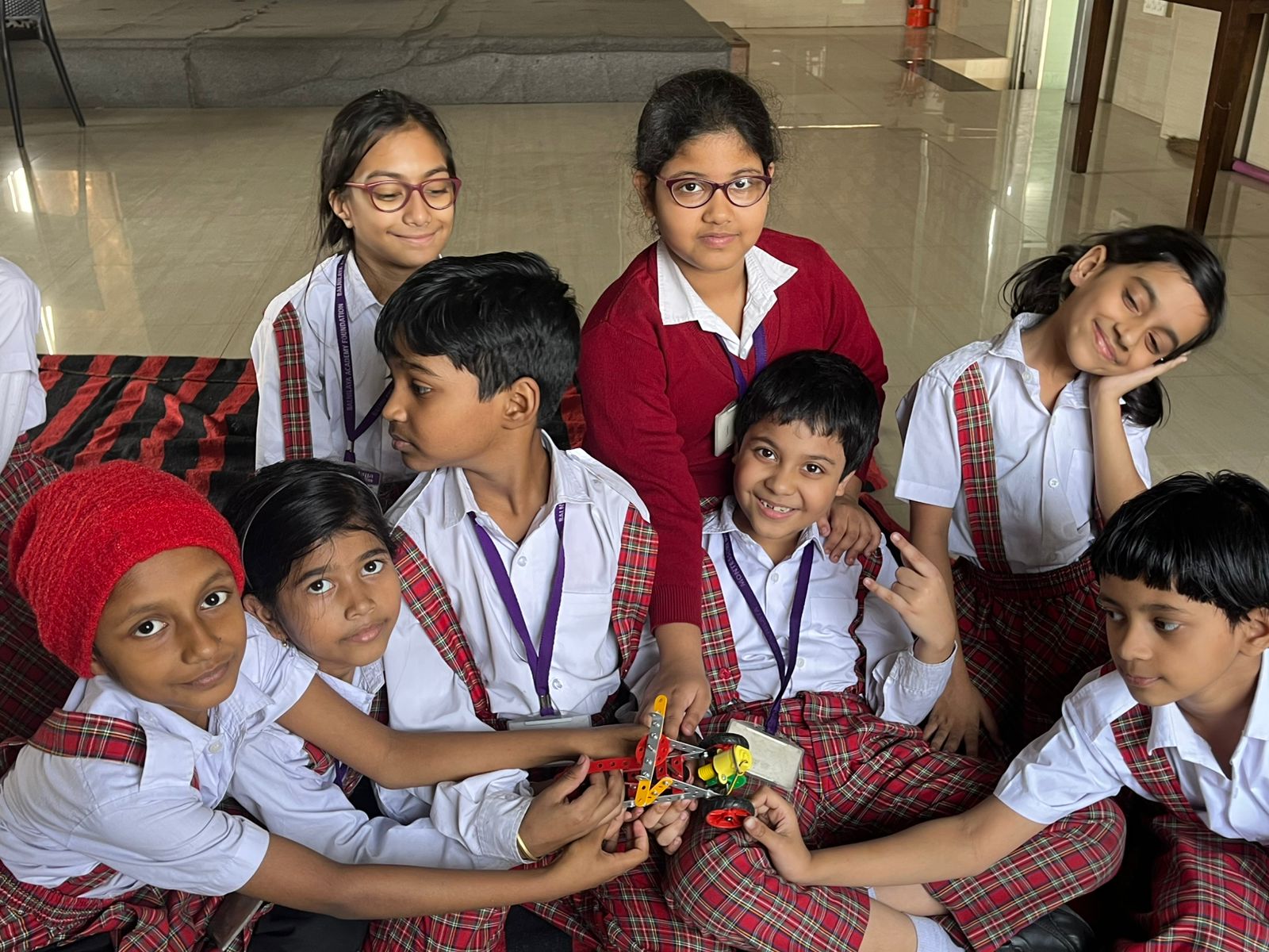 Students exploring robotics in the ThinkEdge lab
